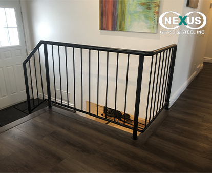 Painted Steel Railing Project