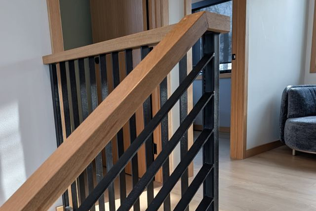 Painted Steel Railing Project