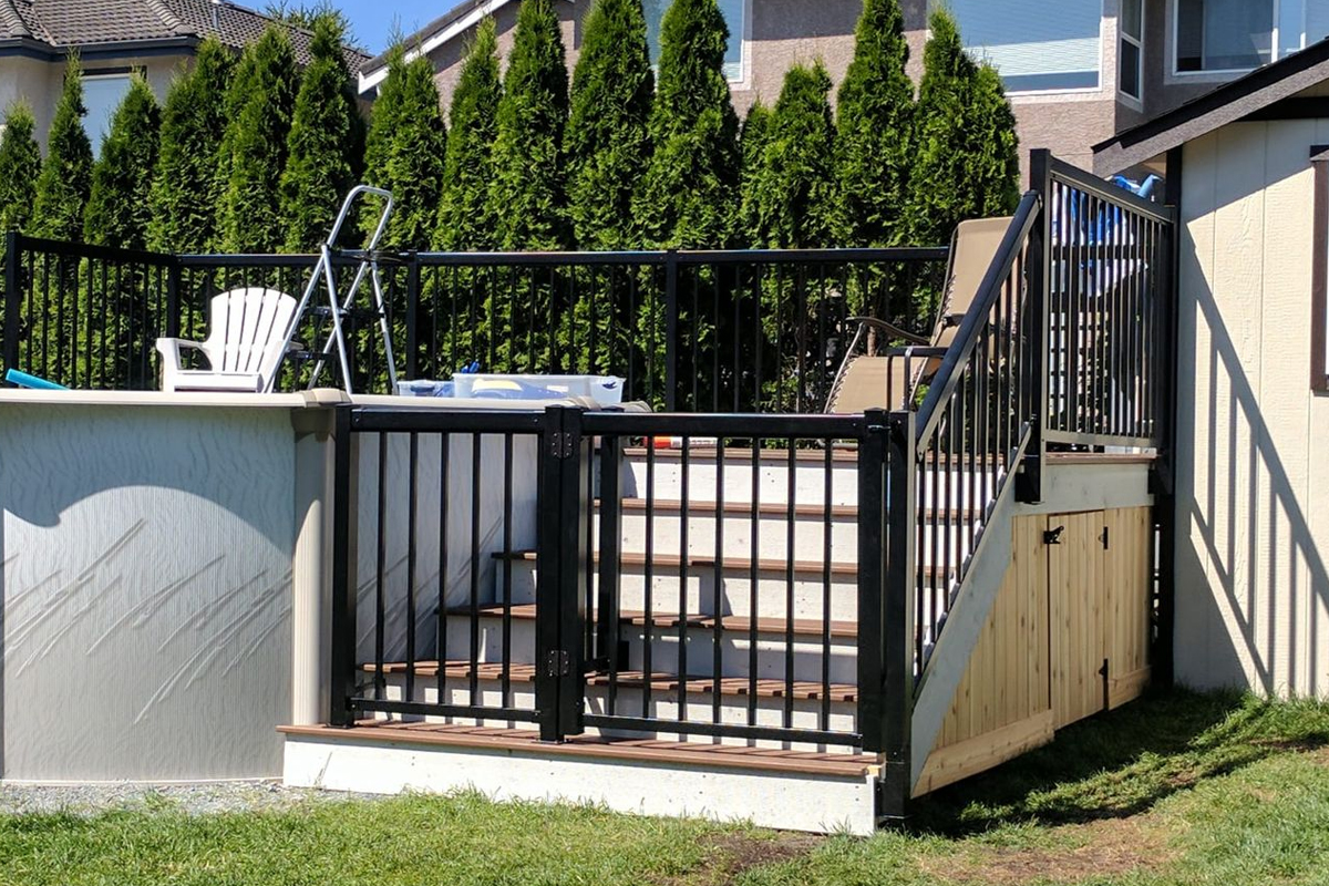 Painted Steel Railing Project