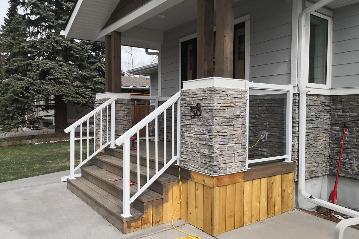 Painted Steel Railing